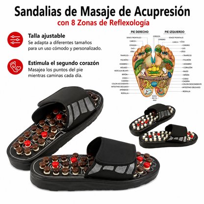 Sandalia Terapéuticas de Reflexología y Masaje para Pies